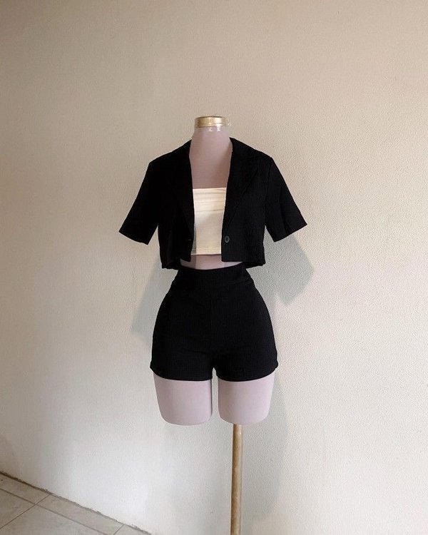 Conjunto Dama Black Elegance 3 Piezas