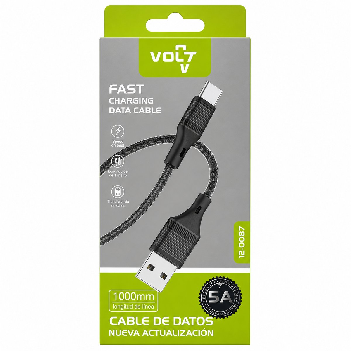 Cable Mallado 5A Tipo C VOLT - 2