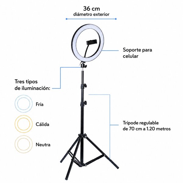 Aro de luz 36P VOLT