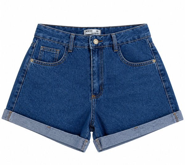 Short Denim Clásico Azul