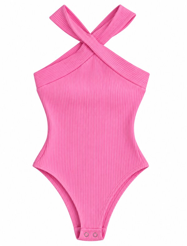 Body Halter Rosa Fucsia