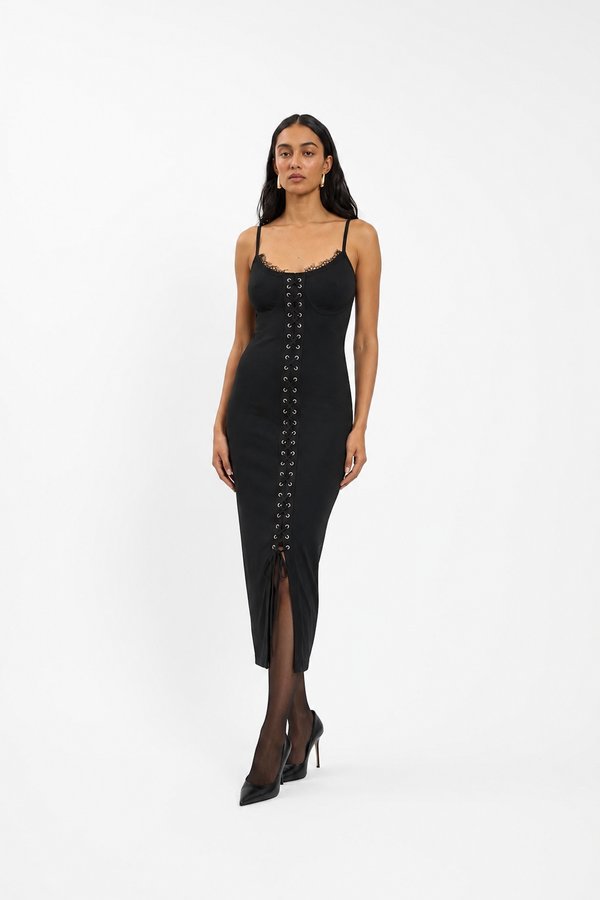 Vestido Midi Corset Black