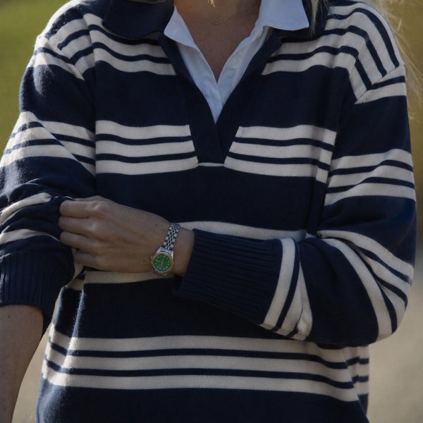 Sweater Polo Breton Navy
