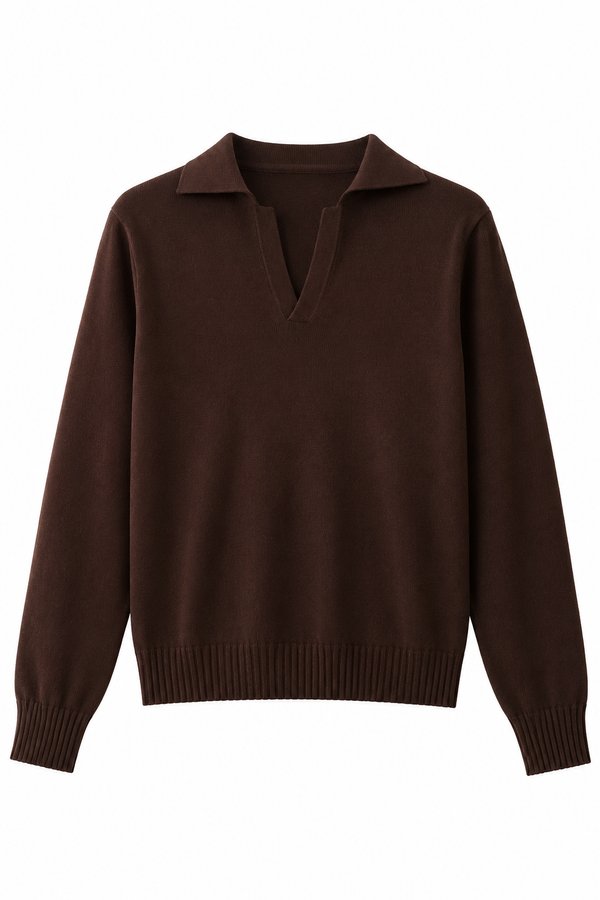 Sweater Polo de Punto