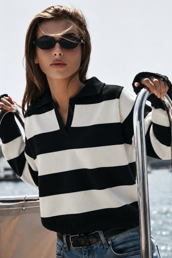     Sweater Polo Rayado