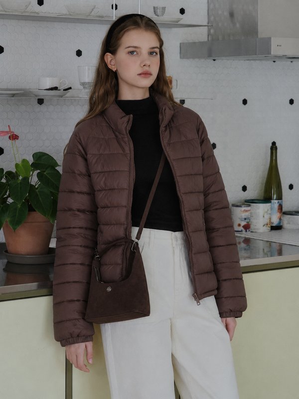 Campera Puffer Ultra Light Chocolate