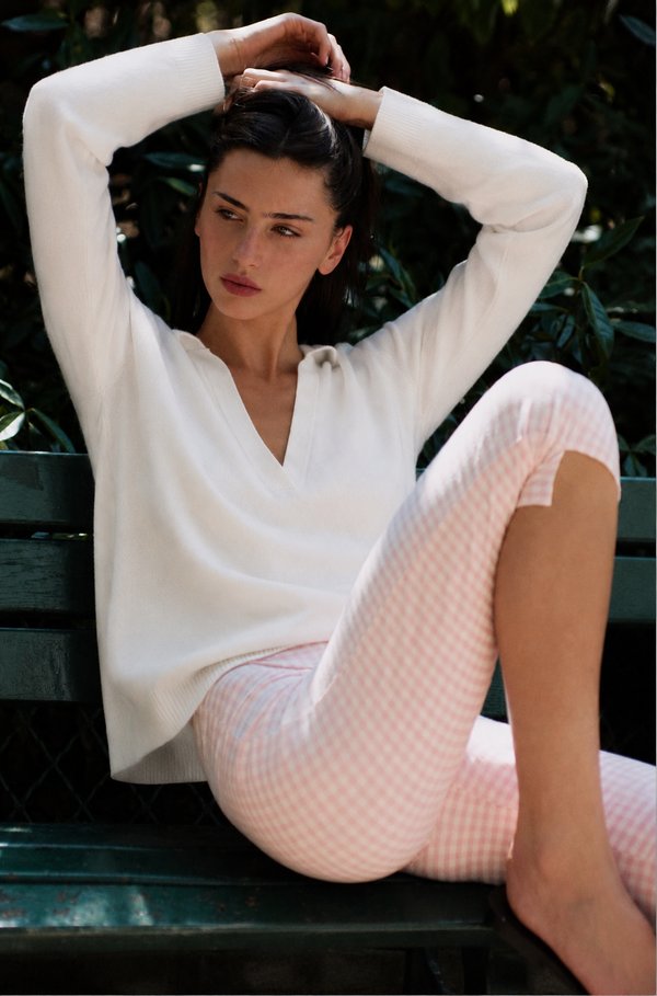 Sweater Polo blanco