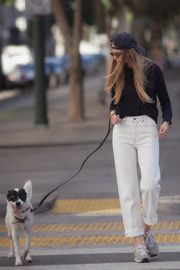 White Slim Straight Jeans