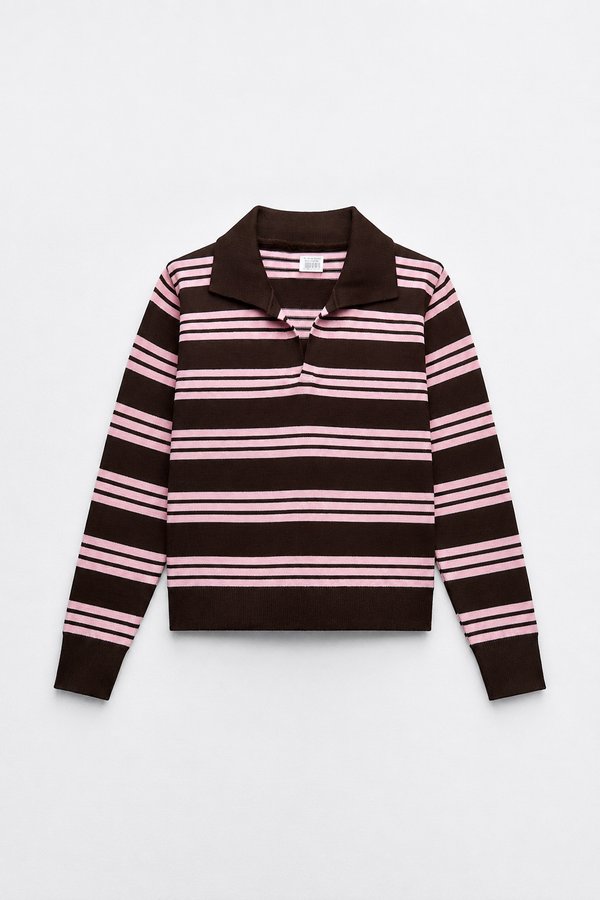 Sweater Polo Candy Stripe