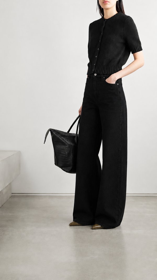 Black Wide Leg Jeans
