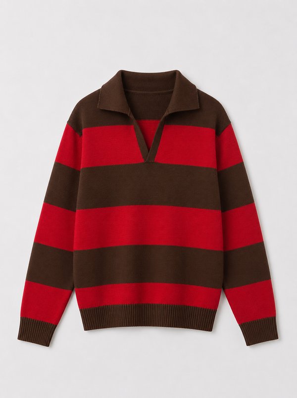 Sweater Rugby Rouge