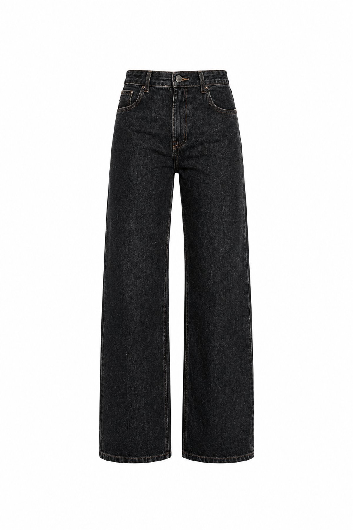 Jeans Wide Leg Gris oscuro   - 2