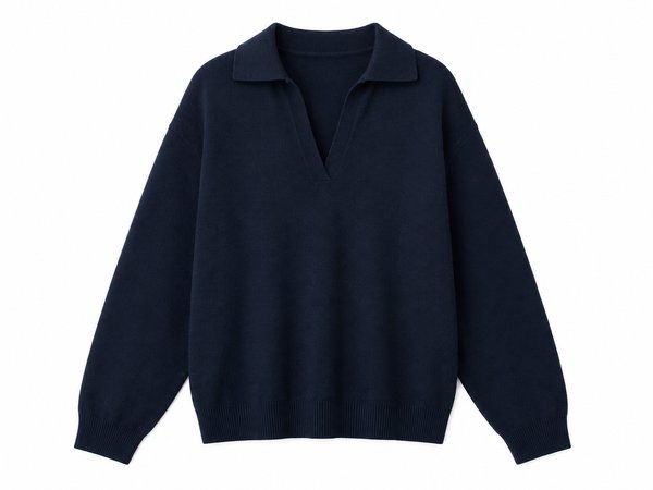     Sweater Knit Cuello Polo MP
