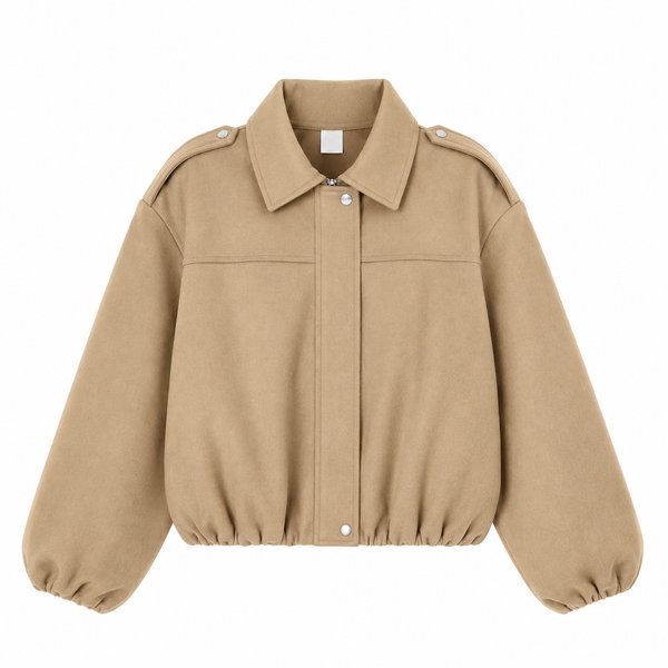 Campera Bomber Oversize Camel