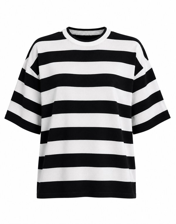 Top Knit Rayas Monochrome 