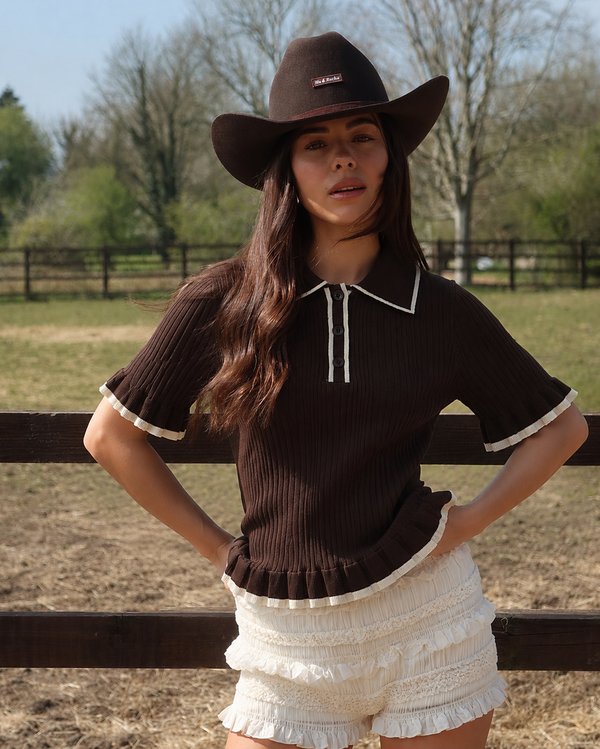Polo Knit Milano Chocolate 