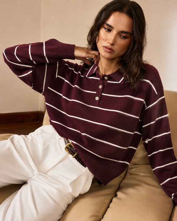 Sweater Minimal Vino