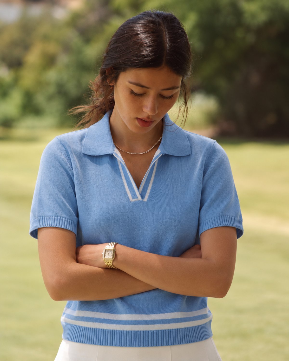 Polo sky blue  