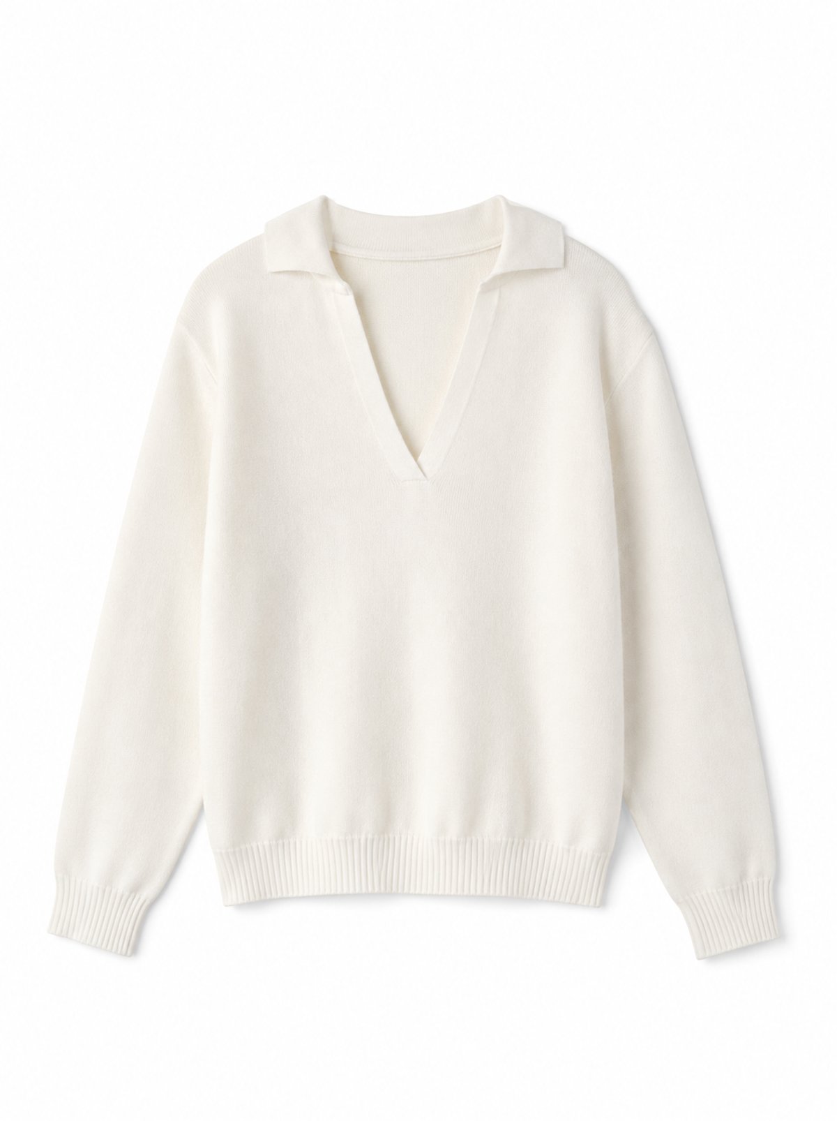 Sweater Polo blanco  - 2