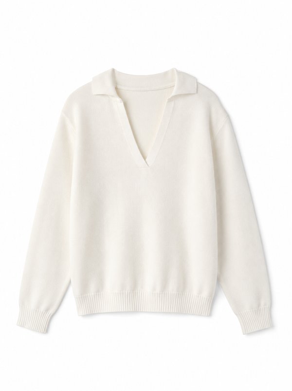 Sweater Polo blanco