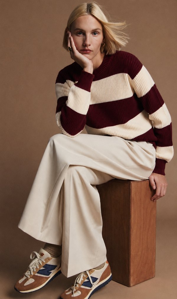 Sweater Bordeaux Stripe