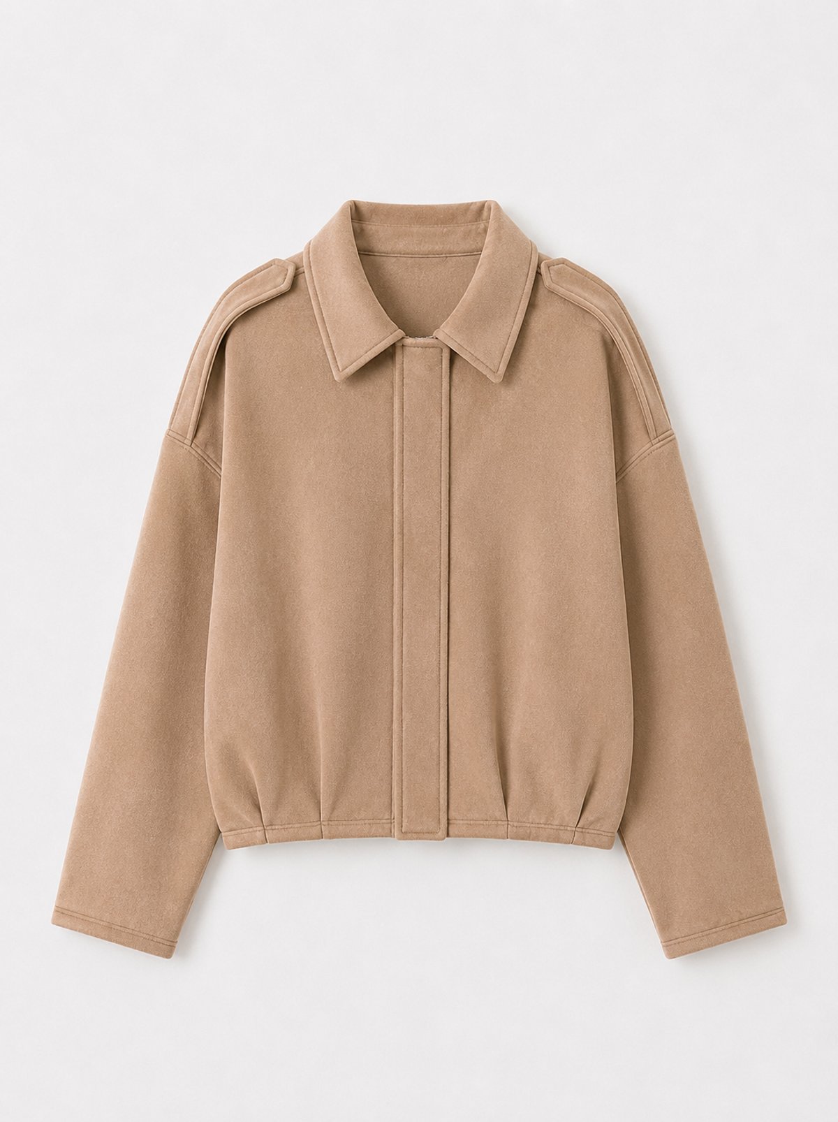 Chaqueta Bomber beige  - 2