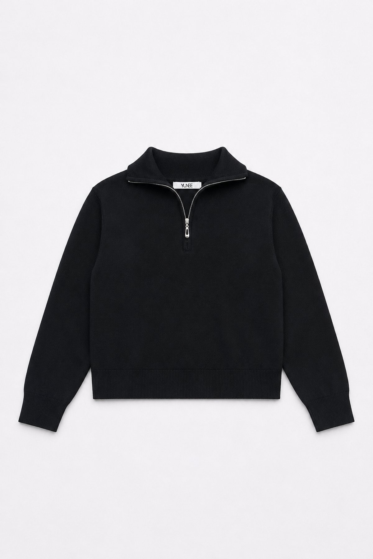 Sweater Half Zip Noir - 2