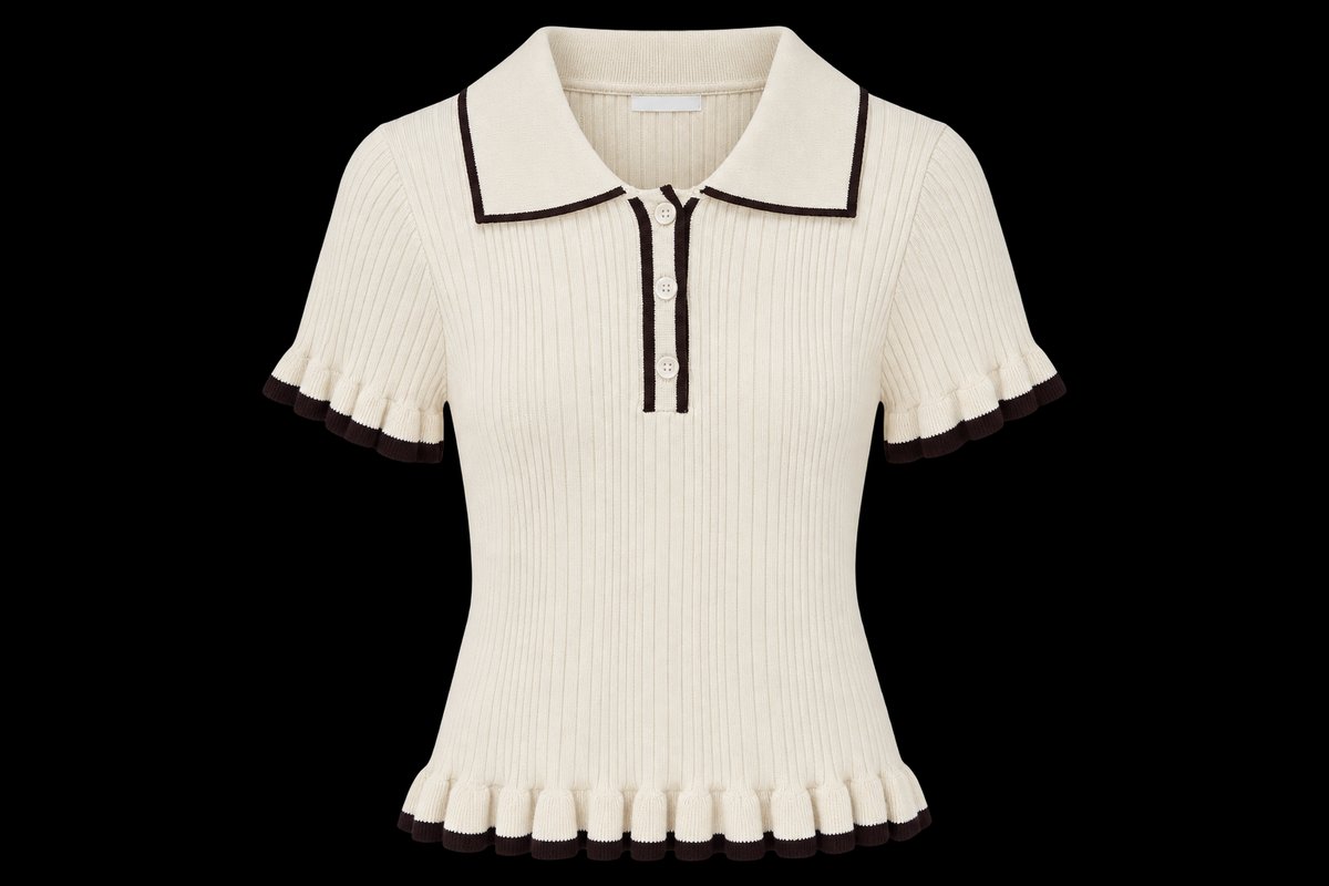 Polo Knit Ivory  - 2
