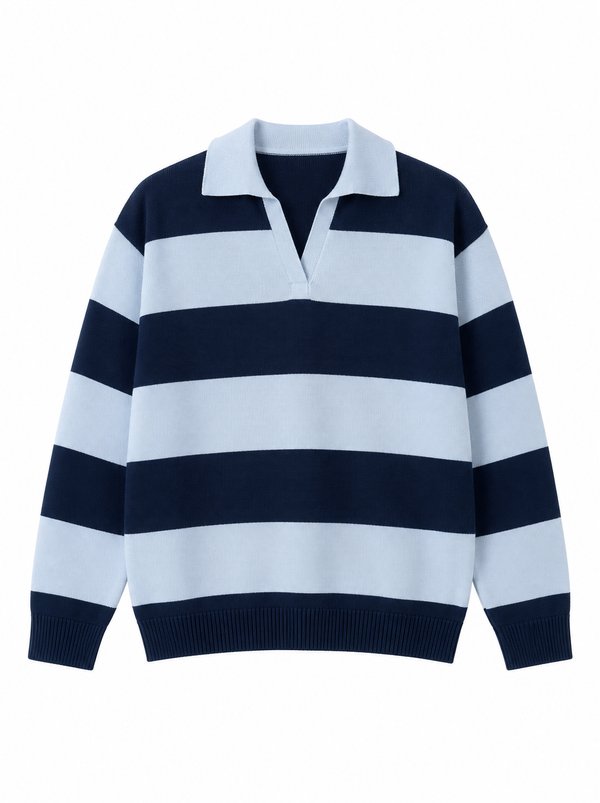 Sweater Polo Rugby Navy MP