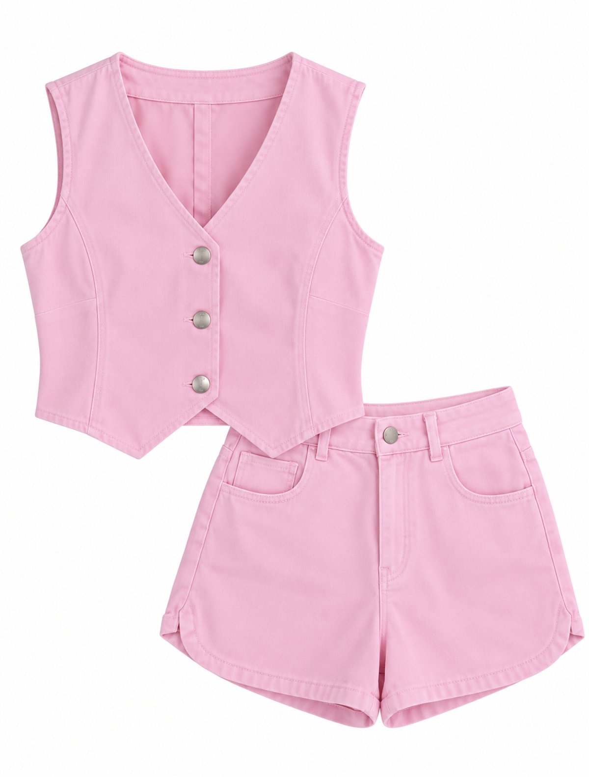 Set Denim Pink - 2