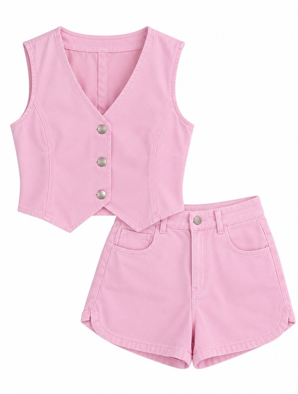 Set Denim Pink