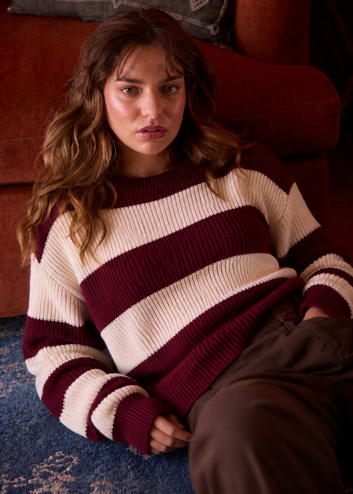 Sweater Bordeaux Stripe - 2