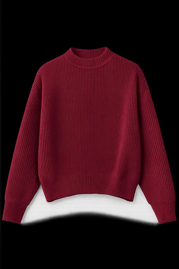 Sweater Tejido Mila Bordeaux