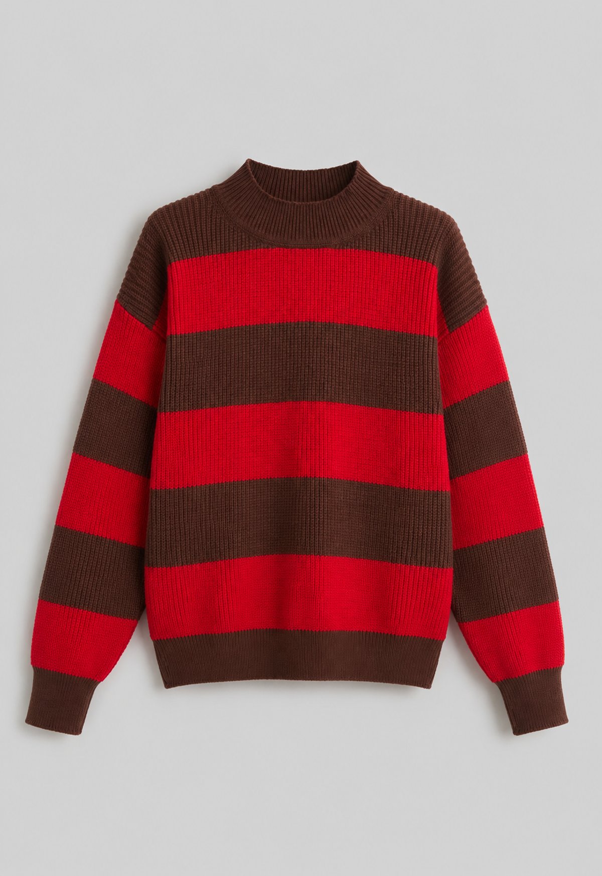 Sweater Stripe Cocoa Red - 3