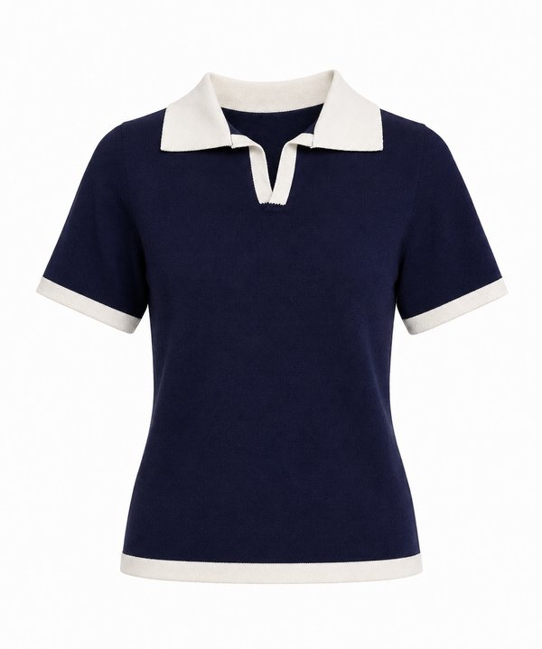 Top Knit Navy Classic