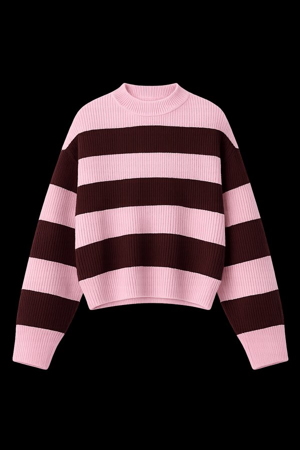     Sweater Rayado Oversize
