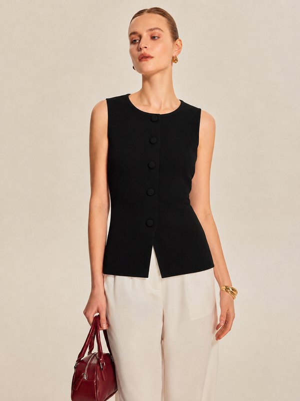Top Knit Button