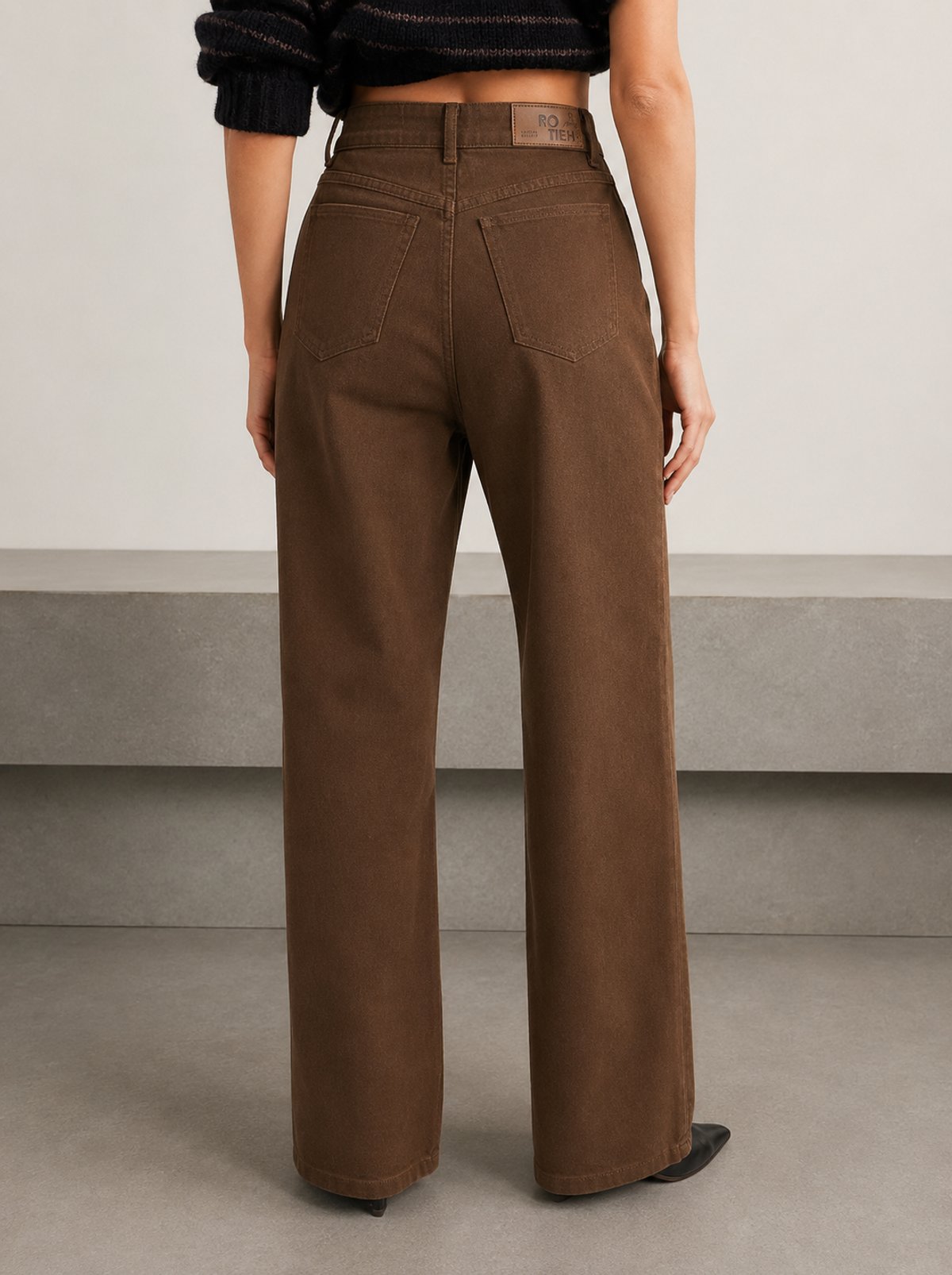 Chocolate Wide Leg Pants - 3