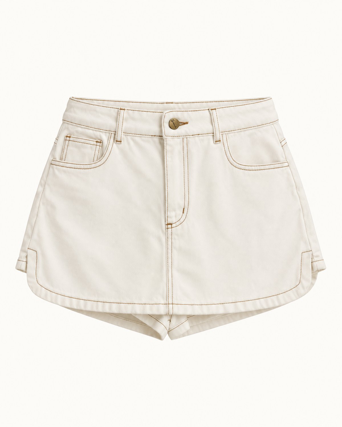 Short Falda Cargo Crudo - 2