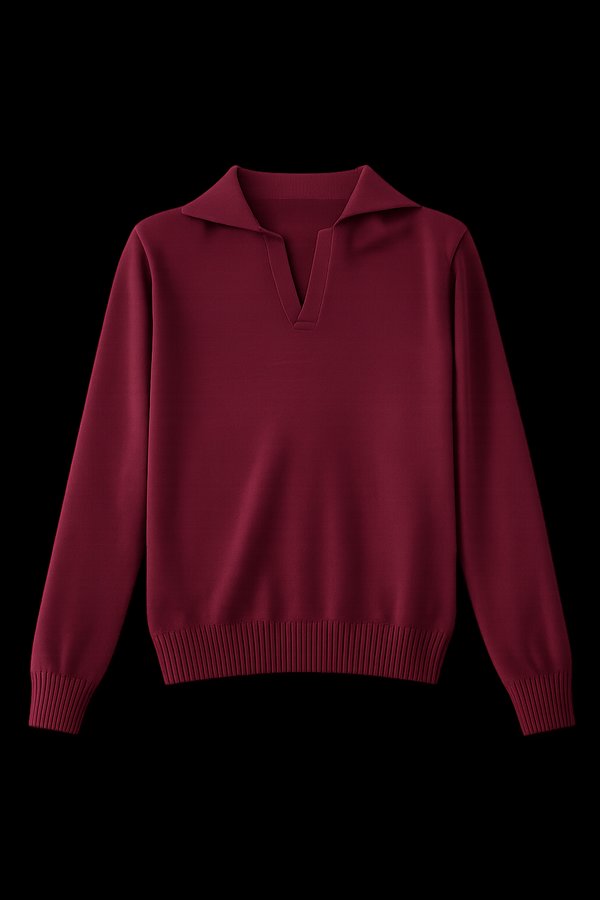     Sweater Knit Cuello Polo