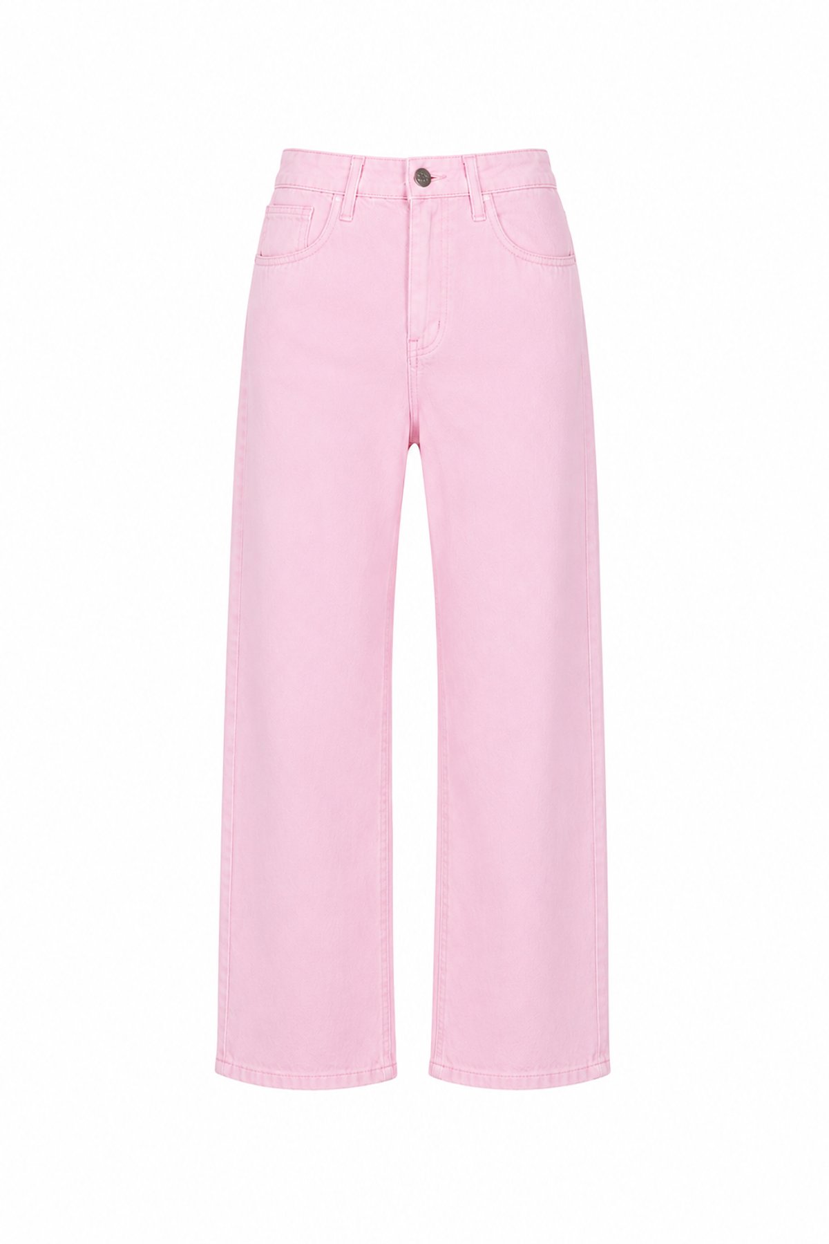 Jeans Wide Leg Bubble Pink - 2