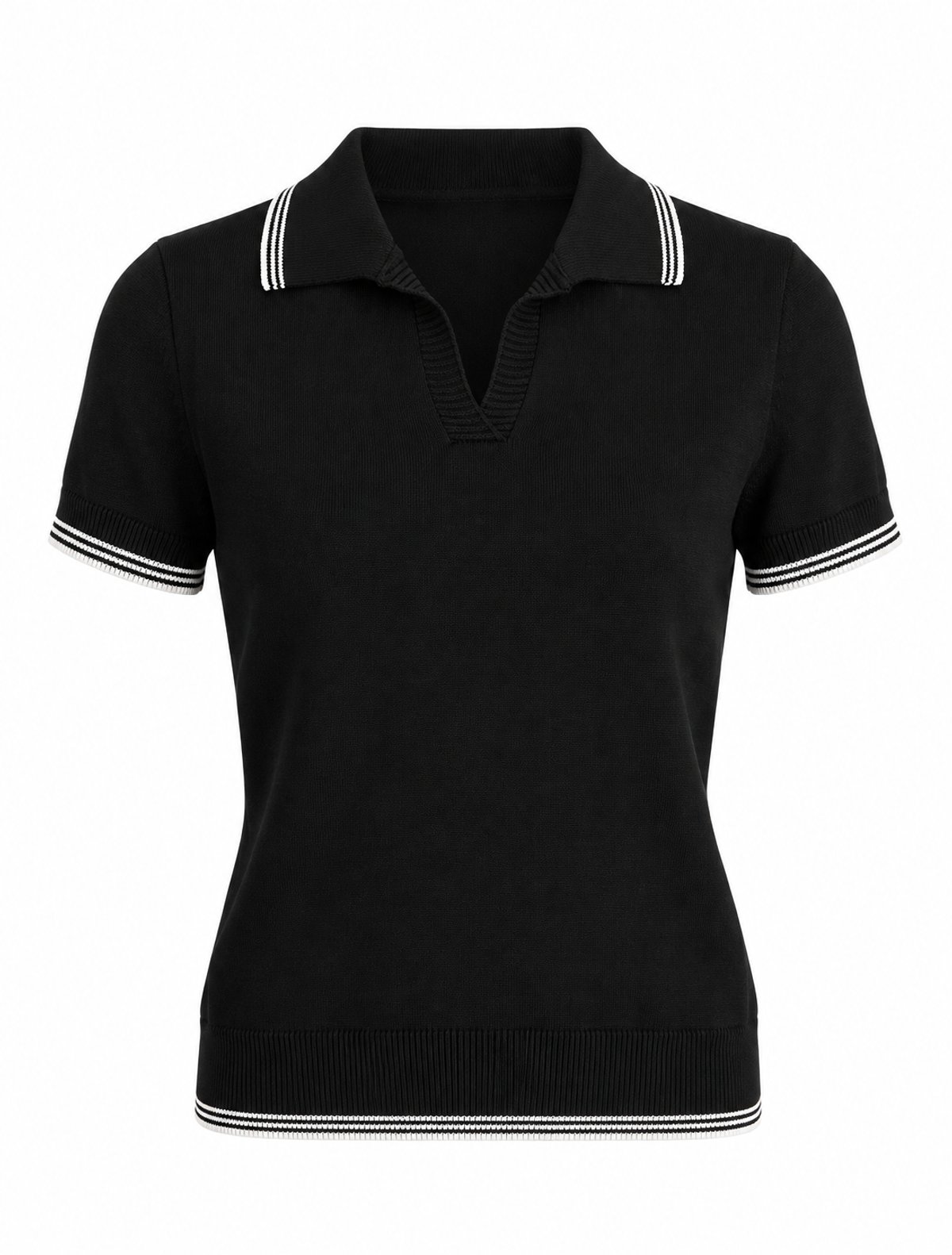 Polo Knit Black  - 2