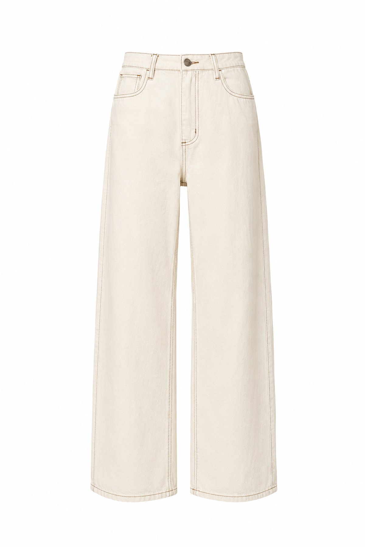 Jeans Straight Ivory - 2