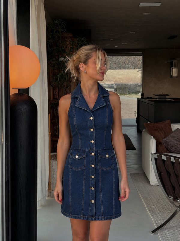 Vestido Denim Utility