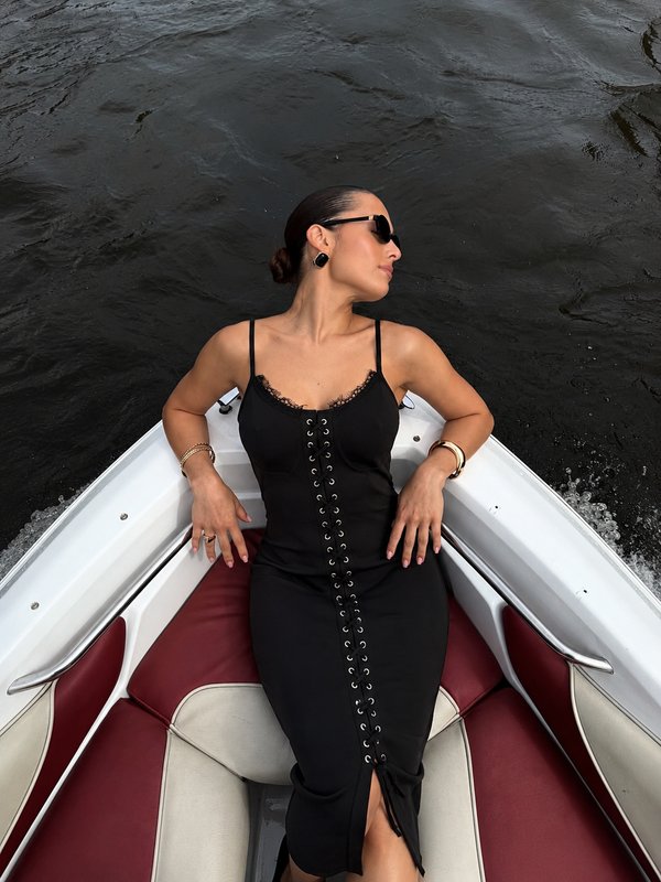 Vestido Midi Corset Black