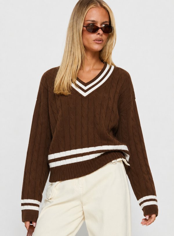 Sweater Trenzado Varsity