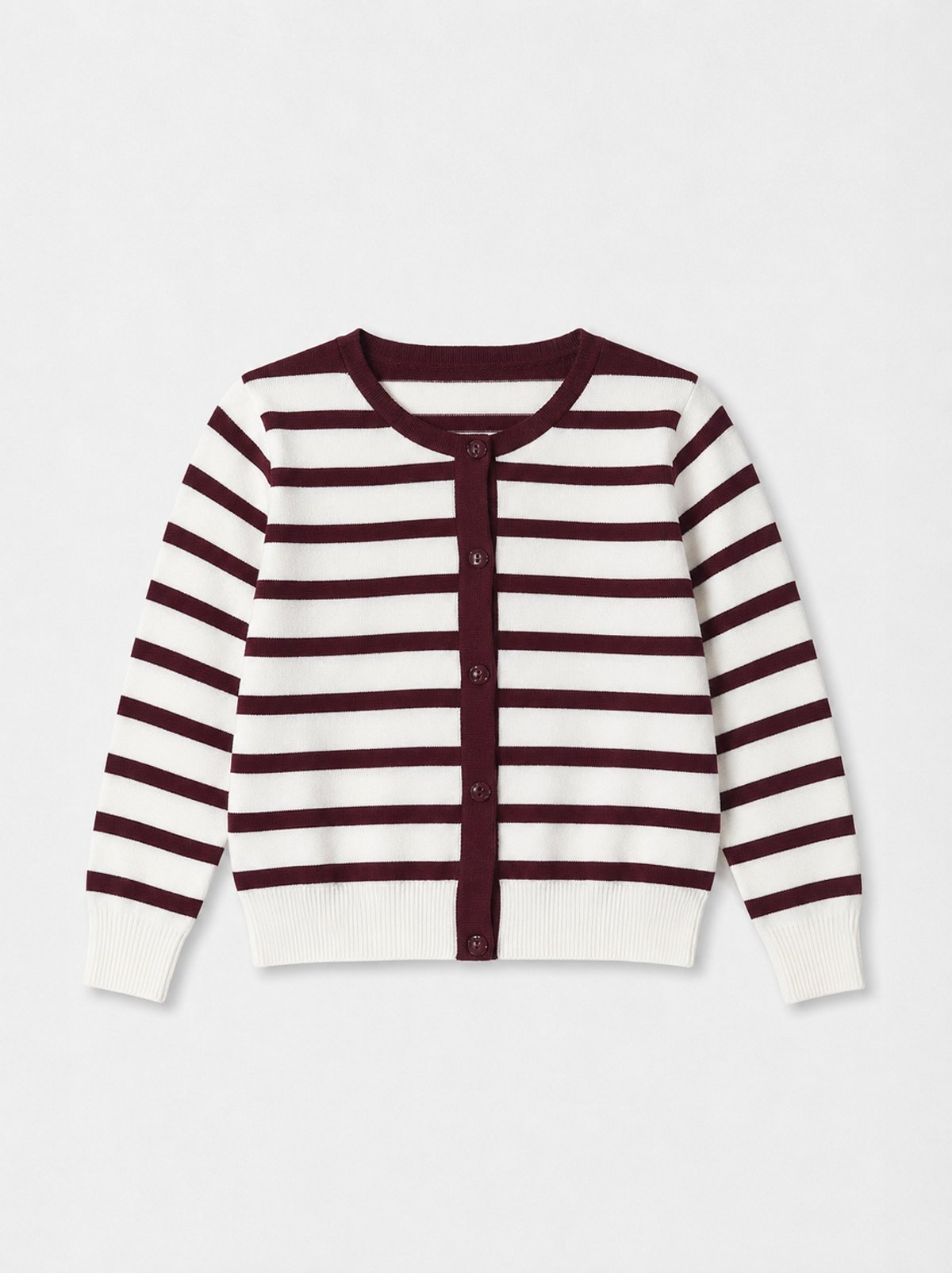 Cardigan Bordeaux Stripe - 2