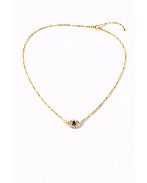 Collar Ojo Dorado Minimal