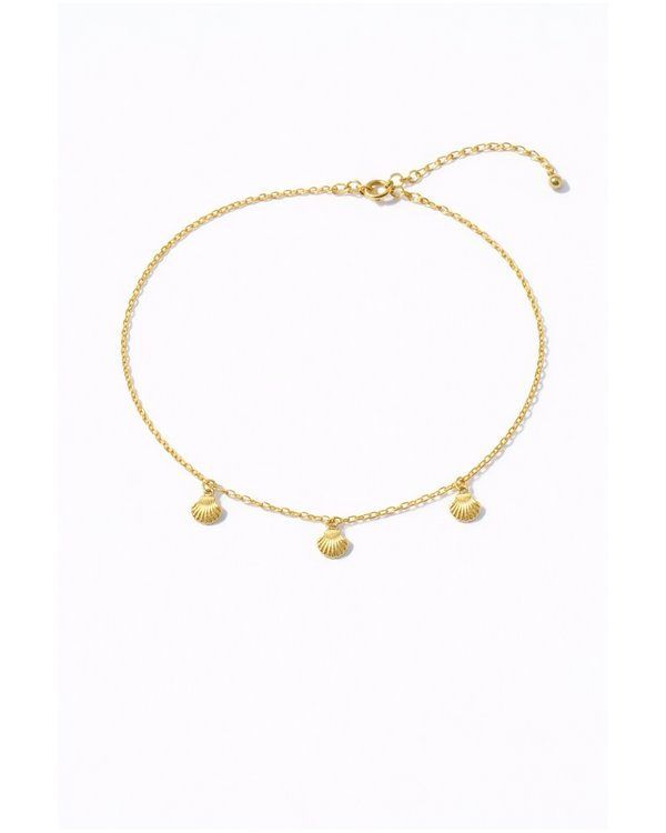 Collar Shell Dorado Minimal