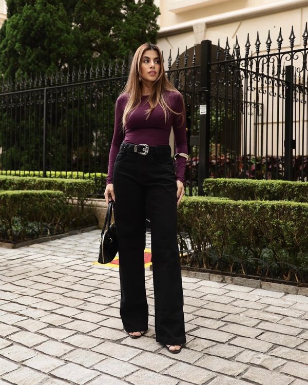 Black Wide Leg Jeans